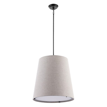 Arden 18" Farmhouse Bohemian Iron LED Pendant - JONATHAN Y
